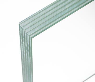 Laminated fire rated glass